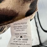 Hayden  Los Angeles leopard print maxi slip dress front slits silky lightweight S Photo 8