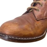 Madewell  The Kellie Lace-Up Boot Brown Size 8 Leather Low Heel Combat Casual Photo 4