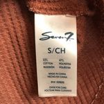 Seven7 NWT  Women’s Waffle Henley Snap Button Camel Long Sleeve Thermal Shirt Photo 9
