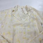 Tularosa  Whitaker Button Front Dress in Faded Yellow Floral XS Photo 4