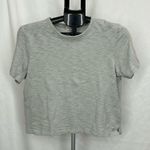 Alternative  Heathered Grey Cropped Tee Photo 0