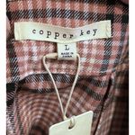 Copper Key NWT Pleated Mini Skirt L Plaid Pink Academia Preppy Fall School Soft‎ Grunge Photo 12