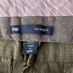 Gap  Wide Leg Striped Brown Dress Pants Photo 4