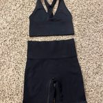 Gilly Hicks Black Activewear Set Photo 0