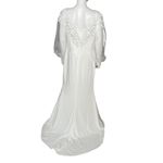 Lulus  Timeless Adoration White Embroidered Bishop Sleeve Maxi Dress Womens Sz XL Photo 5