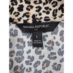 Banana Republic 100% Rayon Animal Print Dress with Pockets Sz L Photo 3