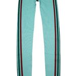 Fabletics Tall High Waisted Seamless Jacquard Stripe Legging XS Green Striped Photo 1