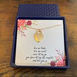 Heart Locket Initial Necklace Photo 0