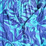 Banana Republic  Blue and Green Midi Dress size 2 Photo 8