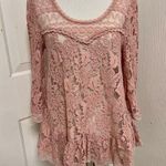 Free People Lily Lace Bell Sleeve Peplum A1 Photo 0
