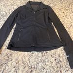 Victoria Sport Elegant Black Jacket with Sheer Peek a Boo Back Accent Photo 0