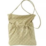 GHERARDINI Luxury Gold Softy Leather Polyester Adjustable Crossbody Bag RARE Photo 0