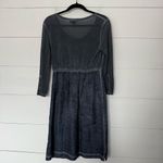 Soma  Women’s XS Grey Silk Blend Longsleeve Dress Photo 2