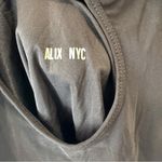 Alix Nyc Dorest Asymmetrical Neckline Cutout Bodysuit Small Black Photo 5