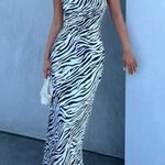 Princess Polly  CHRISTOPHER MAXI DRESS Zebra print size 12 Photo 1