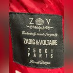 Zadig & Voltaire Rare  Miles Navy Wool Coat Blazer Size Small Photo 2