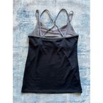 Champion  Black Heathered Gray Slate Blue Fitted Athletic Tank Medium Photo 5