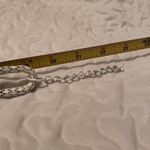 EXPRESS Signed  Chunky White Chain Costume Necklace Adjustable Length Photo 8