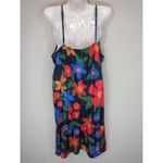 Qearal Navy Multicolor Floral Tiered Dress XXL NWT Coastal Bohemian Blue Photo 6