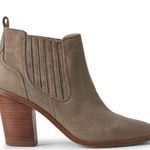 Nine West  Mayley Taupe Chelsea Suede Ankle Bootie Woman’s Size 8 Photo 0