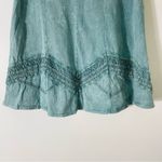 Altar'd State Altar’d State Green Flare Faded Tunic Style Top w Cutout Detail Size Small Photo 2