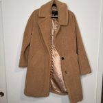 Kendall + Kylie Kendal & Kylie Camel Tan Sherpa Jacket Photo 6