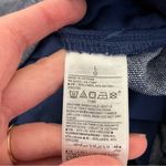 Old Navy High Waisted Cropped Linen Blend Pants Blue White Chambray Crop Ankle L Photo 11