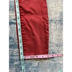 Marc by Marc Jacobs  Candied Rum Red Stick Cropped Jeans Size 25 Photo 6