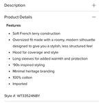 New Balance  Burgundy Sport Essentials Premium Hoodie Photo 2