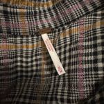 Free People  Break My Stripe Plaid Button Down Shirt Size M Photo 3