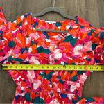 Abel the label Anthropologie Floral Smocked Waist Hi Lo Ruffle Dress M Photo 7