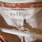 Soft Joie Quinn Ruched Floral Sleeveless Top in Canyon Rose Multi Size 1X Brown Photo 3