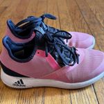 Adidas  Bounce Shoes Womens Size 7 Pink Blue Athletic Training Sneakers 38 EU Photo 1