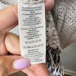 Free People  Love Me Tender Knit Hooded Cardigan Fringe Hem Open‎ Front Small Photo 8