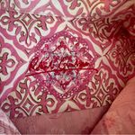 Robert Graham  Pink Ruffled Button Down Women's Shirt Photo 6