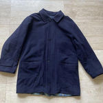 edoardo bonazzi per aledoa‎ italy Womens coat XL Blue Vintage Photo 0