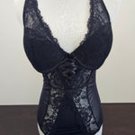 Marilyn Monroe  Black Lace Bodysuit Size L Photo 0