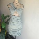 Lovers + Friends  Maysen Dot Riches In Sage Bodycon Ruched Dress Size Medium  NWT Photo 3