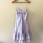 J.Crew New Soft Gauze Cotton Tiered Beach Dress Crinkle Light Purple Size M Photo 5