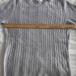 Women’s Classic GH BASS Cable Knit Crewneck Sweater Photo 6