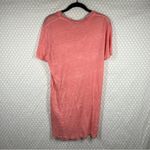 IRO Pink Coral Linen Luciana Short Sleeve Tee Photo 5