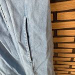 Bechamel‎ Denim Zip Up Butterfly Embroidered Dress Size Medium Petite Photo 5