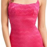 Bardot  Adoni Zigzag Midi Dress Magenta Pink 12 Photo 1