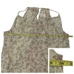Love Sam NWT  Floral Halter Top - Cream/Pink - Large Photo 3