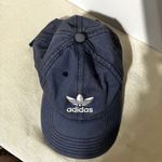 Adidas  Originals Blue Baseball Cap Hat trefoil cotton adjustable adult O/S Photo 2