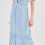 Urban Outfitters NWT Picnic Time Midi Dress Blue Photo 0