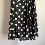 Aryn K . Black White Polka Dot Twist Front Dress Size S Photo 2