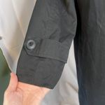 London Fog  Black Union Made Wool Lined Classic Long Trench Coat Size 8 Regular Photo 6