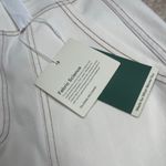 Halara  NWT Cream Wide Leg Cargo Pants Flex Denim Beige STRETCH  Stitch Size S Photo 9