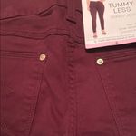 Seven7 Seven Burgundy Skinny Jeans Photo 4